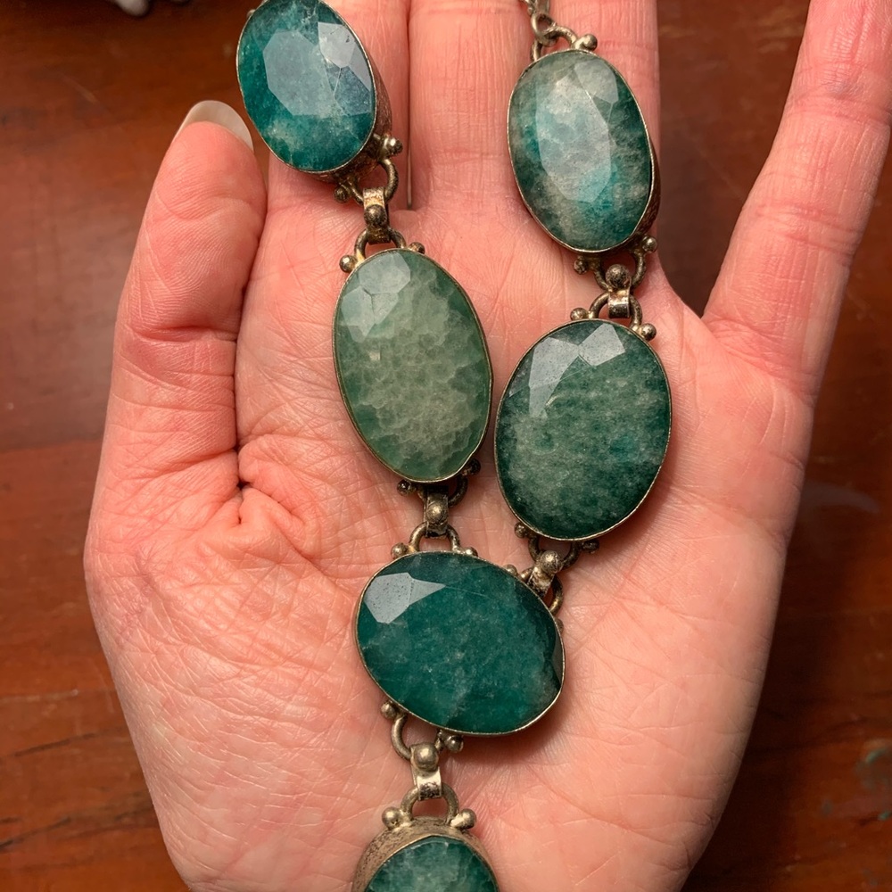 Emerald Collar Necklace